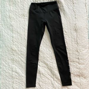 PINK Victoria’s Secret Cozy Fleece Lined Black Leggings